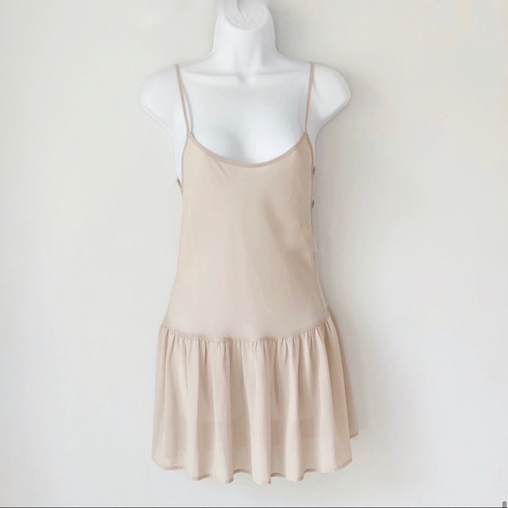 Red Valentino drop waist slip